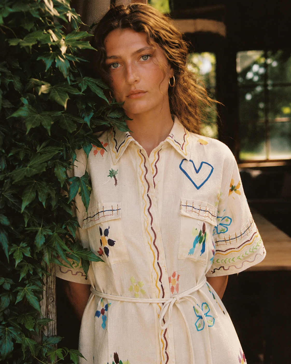 Hattie Belted Shirt Dress