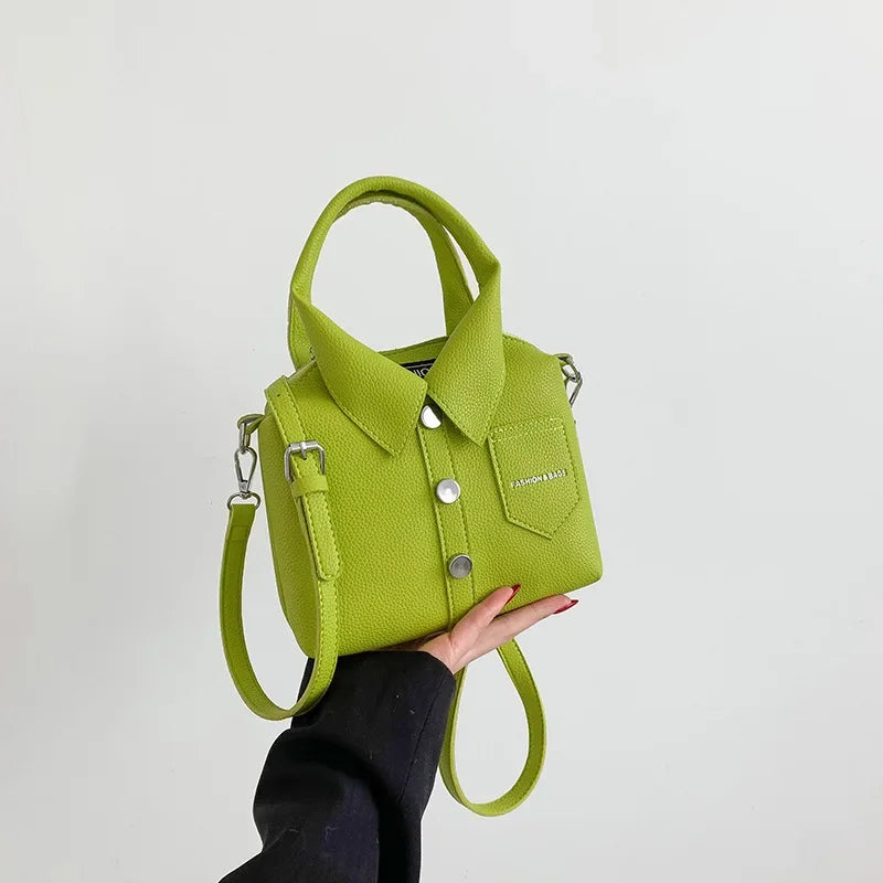 Presley Collared Leather Bag