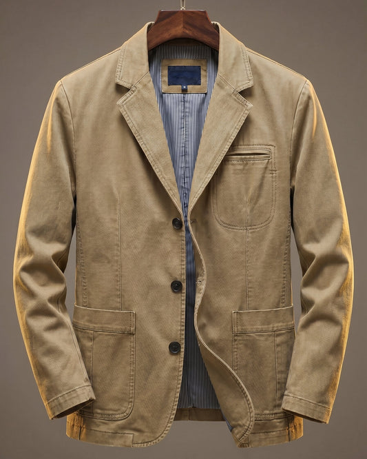 Carson Cotton Blazer